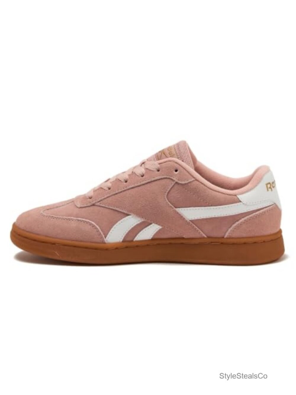 Suede and Synthetic Leather T-Toe Low Top Lace Up Fashion Sneakers - Picture 2 of 6